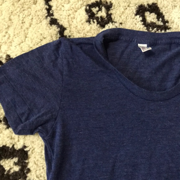 American Apparel S The Track Shirt heather blue - Picture 2 of 4